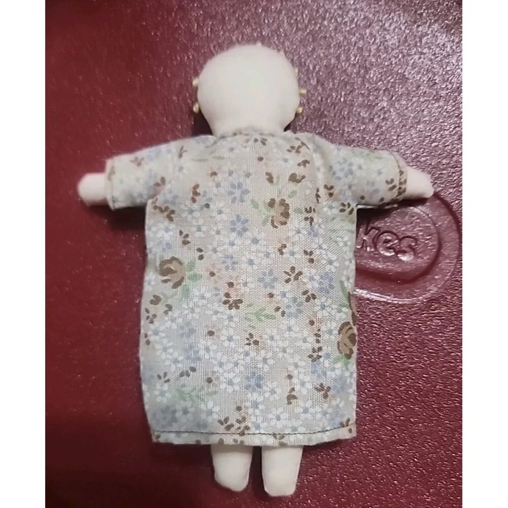Curly Ty Real Babydoll Beanie Baby Vintage Retired 2000, Ty Gear Dress, Toy Doll